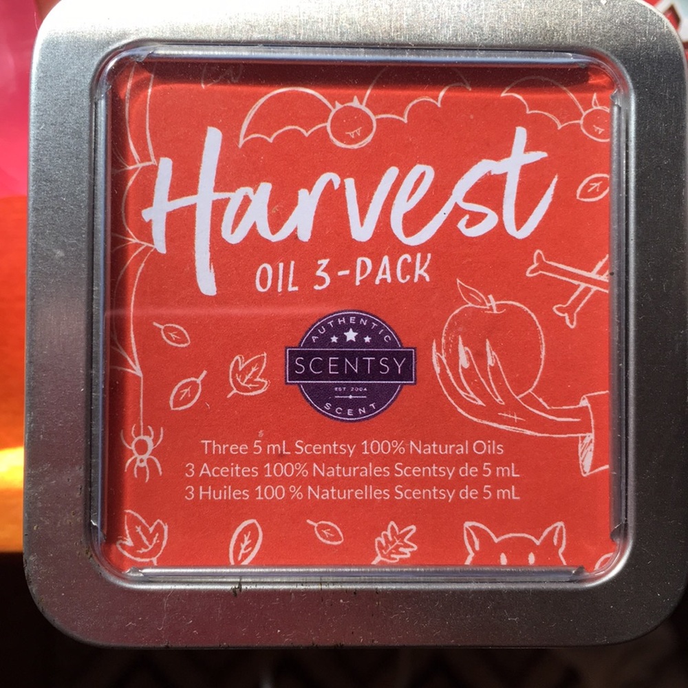 Scentsy Harvest Oil 3pk